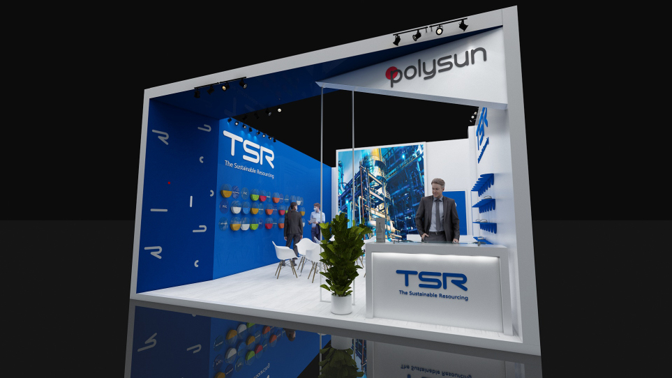Modern Exhibition Booth Design 30-60 sqm | Concept + 3D