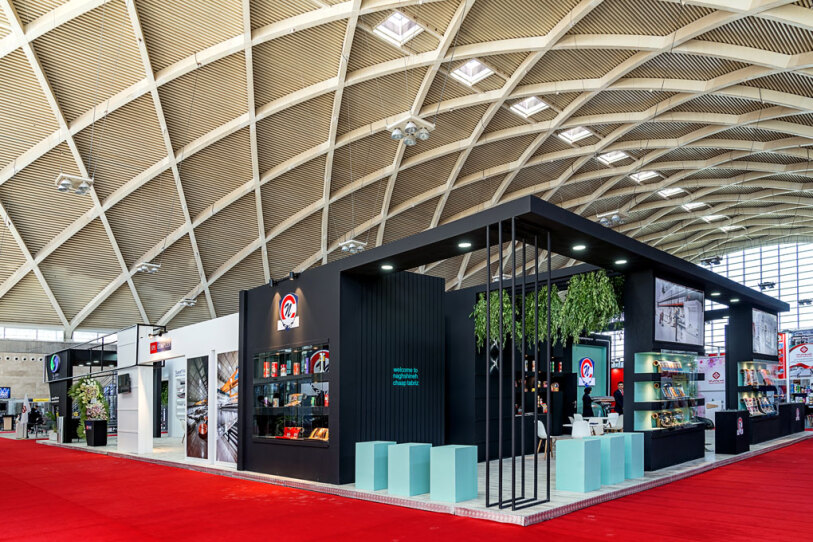 Modern Exhibition Booth Design 120-180 sqm | Concept + 3D