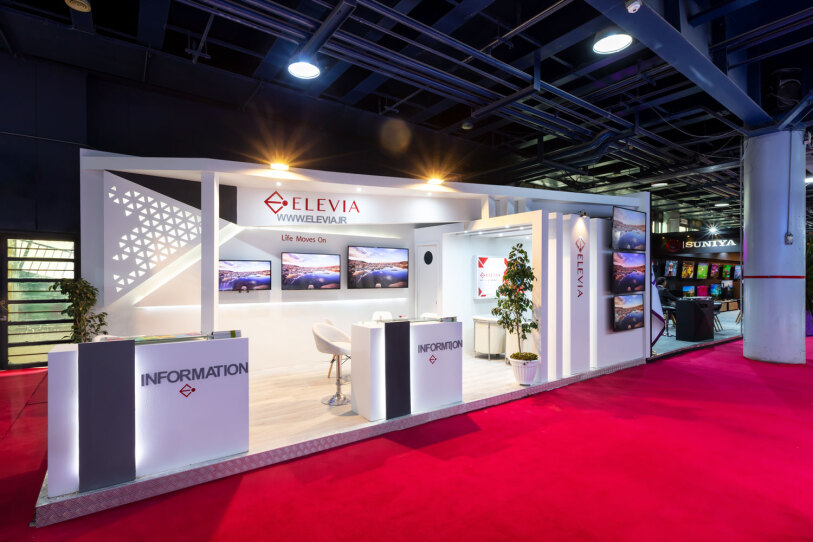 Modern Exhibition Booth Design 30-60 sqm | Concept + 3D