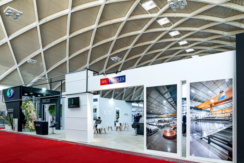 Modern Exhibition Booth Design 120-180 sqm | Concept + 3D