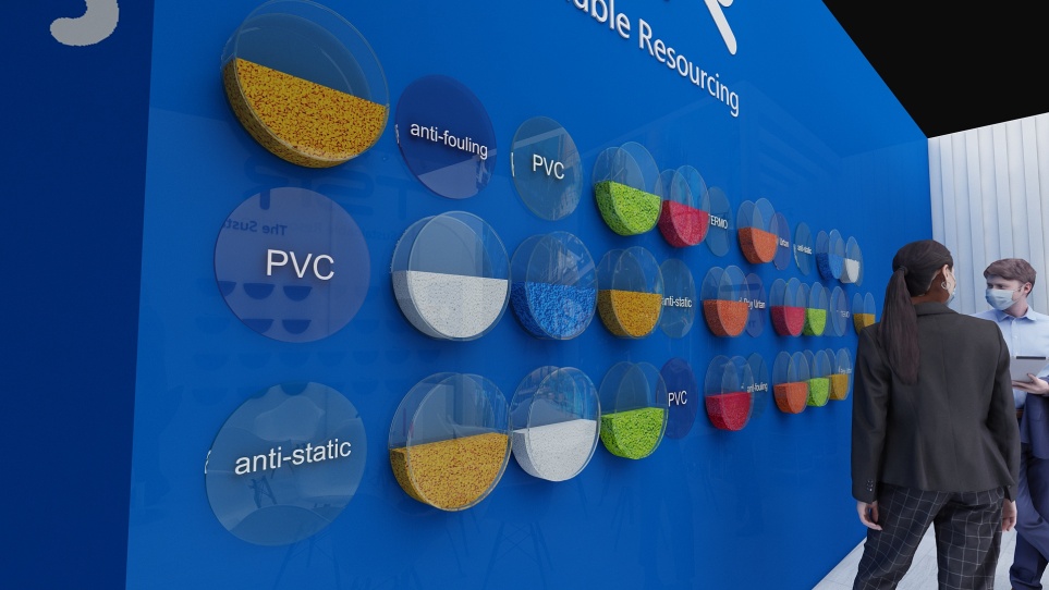 Modern Exhibition Booth Design 30-60 sqm | Concept + 3D